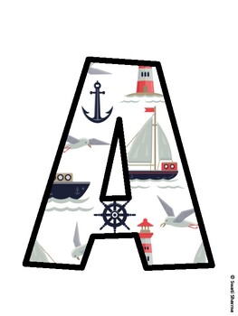 Nautical Bulletin Board Décor Kit