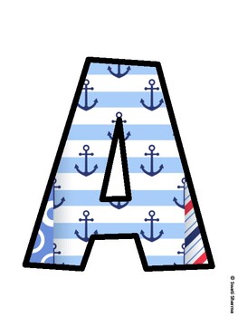 Nautical Bulletin Board Décor Kit