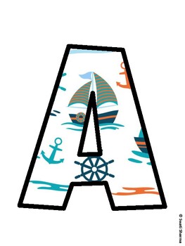 Nautical Bulletin Board Décor Kit