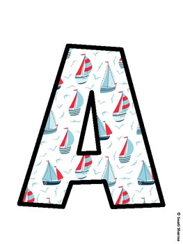 Nautical Bulletin Board Décor Kit