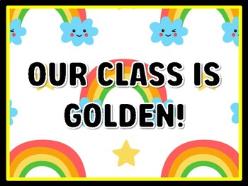 OUR CLASS IS GOLDEN! St. Patrick's Day Door Décor, St. Patrick's Day Bulletin