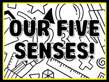 OUR FIVE SENSES! Grade 1 Science Door Decor
