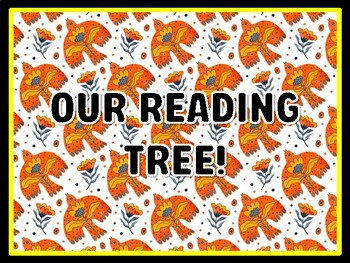 OUR READING TREE! Birds Door Décor, Birds Bulletin Board Décor