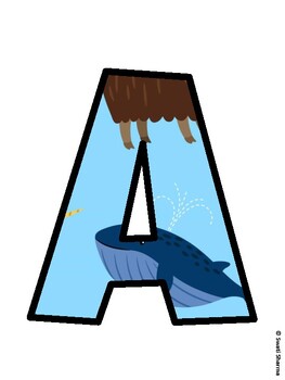Ocean Bulletin Board Decor Kit, Ocean Bulletin Board Letters