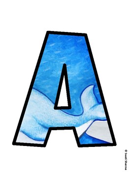 Ocean Bulletin Board Decor Kit, Ocean Bulletin Board Letters