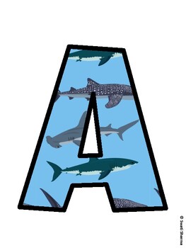 Ocean Bulletin Board Decor Kit, Ocean Bulletin Board Letters