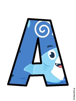 Ocean Bulletin Board Decor Kit, Ocean Bulletin Board Letters