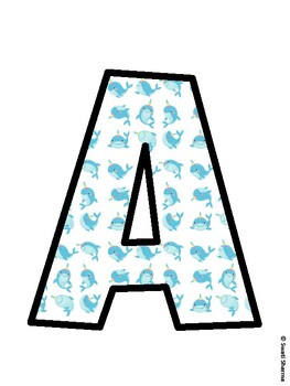 Ocean Bulletin Board Decor Kit, Ocean Bulletin Board Letters