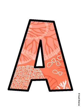 Ocean Bulletin Board Decor Kit, Ocean Bulletin Board Letters