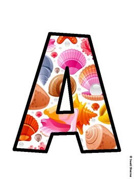 Ocean Bulletin Board Decor Kit, Ocean Bulletin Board Letters