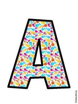 Ocean Bulletin Board Decor Kit, Ocean Bulletin Board Letters