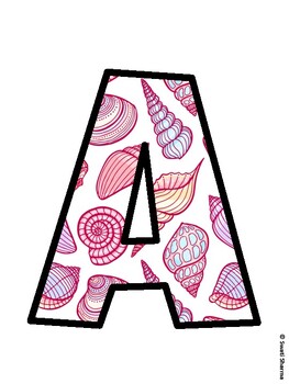 Ocean Bulletin Board Decor Kit, Ocean Bulletin Board Letters