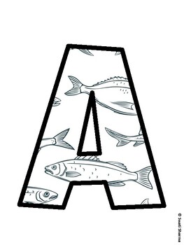 Ocean Bulletin Board Decor Kit, Ocean Bulletin Board Letters