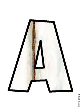 Ocean Bulletin Board Decor Kit, Ocean Bulletin Board Letters