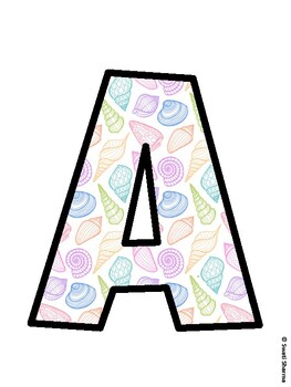 Ocean Bulletin Board Decor Kit, Ocean Bulletin Board Letters