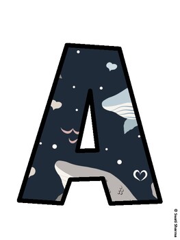 Ocean Bulletin Board Decor Kit, Ocean Bulletin Board Letters