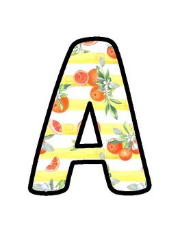 Orange Bulletin Board Décor Kit, Orange Letters