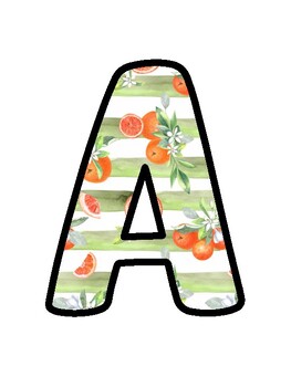 Orange Bulletin Board Décor Kit, Orange Letters