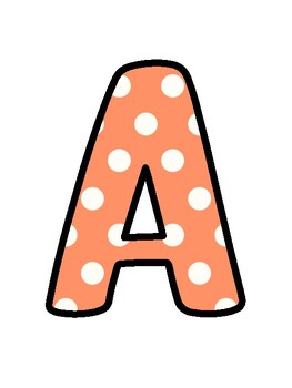 Orange Bulletin Board Décor Kit, Orange Letters