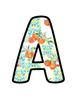 Orange Bulletin Board Décor Kit, Orange Letters