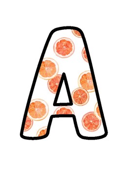 Orange Bulletin Board Décor Kit, Orange Letters