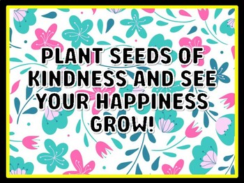 PLANT SEEDS OF KINDNESS AND SEE YOUR HAPPINESS GROW! Spring Door Décor, Sprin
