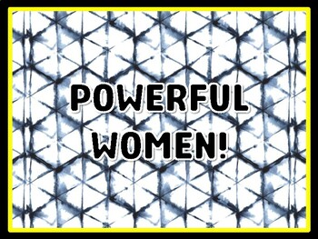 POWERFUL WOMEN! Women's History Month Door Décor