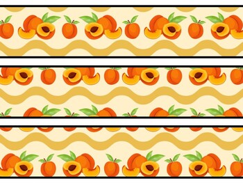 Peach Bulletin Board Decor Kit, Peach Letters