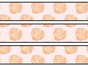 Peach Bulletin Board Decor Kit, Peach Letters