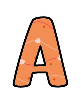 Peach Bulletin Board Décor Kit, Peach Letters
