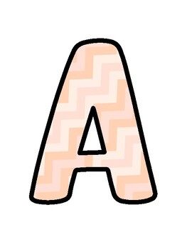 Peach Bulletin Board Décor Kit, Peach Letters