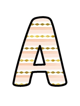 Peach Bulletin Board Décor Kit, Peach Letters