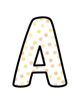 Peach Bulletin Board Décor Kit, Peach Letters
