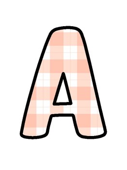 Peach Bulletin Board Décor Kit, Peach Letters