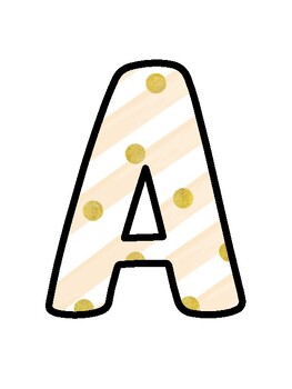 Peach Bulletin Board Décor Kit, Peach Letters