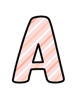 Peach Bulletin Board Décor Kit, Peach Letters