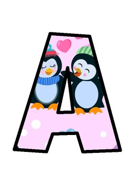 Penguin Bulletin Board Letters, Penguin Bulletin Board Décor Kit