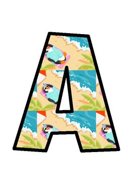 Penguin Bulletin Board Letters, Penguin Bulletin Board Décor Kit