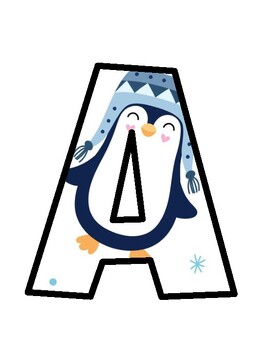 Penguin Bulletin Board Letters, Penguin Bulletin Board Décor Kit
