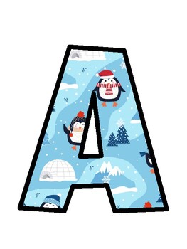 Penguin Bulletin Board Letters, Penguin Bulletin Board Décor Kit