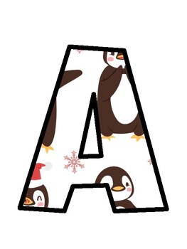 Penguin Bulletin Board Letters, Penguin Bulletin Board Décor Kit