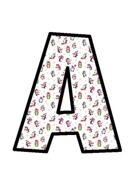 Penguin Bulletin Board Letters, Penguin Bulletin Board Décor Kit