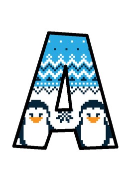 Penguin Bulletin Board Letters, Penguin Bulletin Board Décor Kit