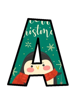 Penguin Bulletin Board Letters, Penguin Bulletin Board Décor Kit