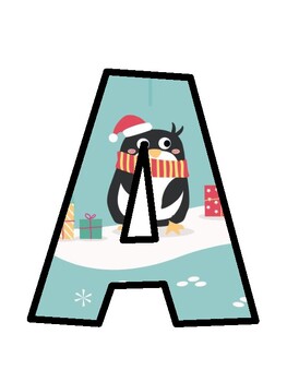 Penguin Bulletin Board Letters, Penguin Bulletin Board Décor Kit