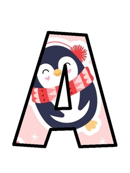 Penguin Bulletin Board Letters, Penguin Bulletin Board Décor Kit