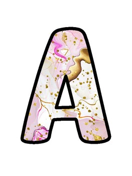 Pink Bulletin Board Décor Kit, Pink Letters