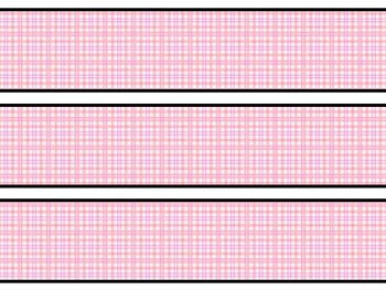 Plaid Bulletin Board Decor Kit, Plaid Letters