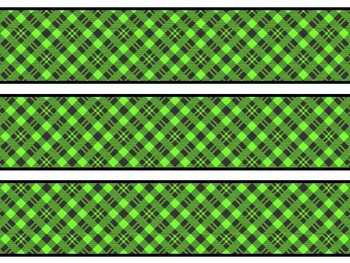 Plaid Bulletin Board Decor Kit, Plaid Letters