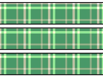 Plaid Bulletin Board Decor Kit, Plaid Letters